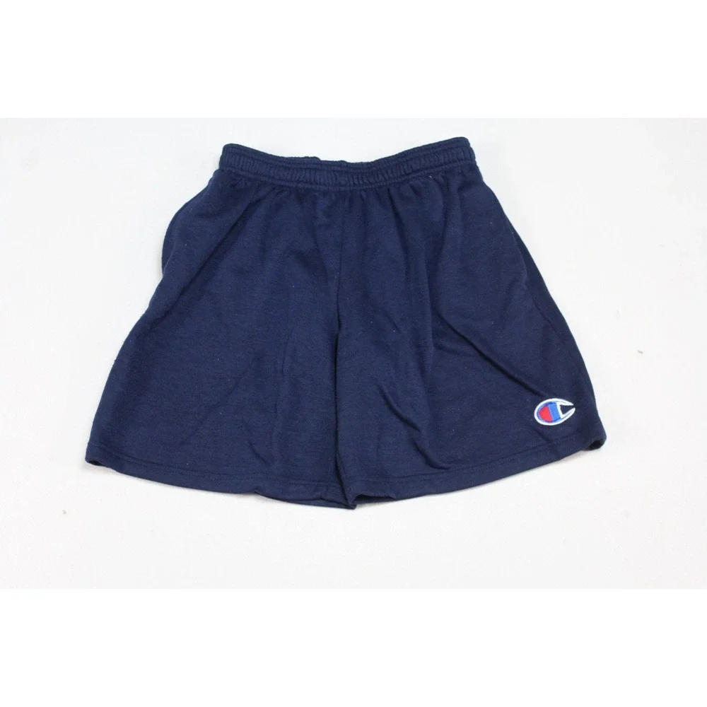 Champion Men Blue Sweat Shorts Casual Fleece Authentic Athleticwear Size XL